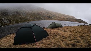 Hilleberg Soulo BL amp Fjallraven Abisko Lite 2  Ffynnon Lloer Tarn [upl. by Servais]