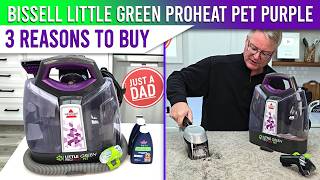 BISSELL Little Green Proheat Portable Pet Deep Cleaner Purple 25138 3 Reasons to Buy [upl. by Viscardi]