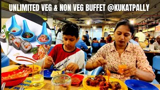 Flechazo Restaurant Hyderabad  Unlimited Buffet in Kukatpally  Flechazo  telugu vlogs [upl. by Alahcim]