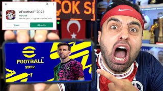 EFOOTBALL 2022 MOBİLE ÇIKTIII  PLAYSTATİON 5 DEN DAHA GÜZEL  EFSANE OYUN  PES 22 MOBİLE [upl. by Ahseiuqal]