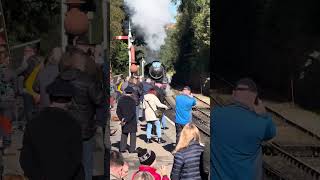 LMS Black Five at Goathland Station 28092024 [upl. by Airbma]