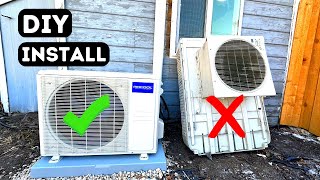 How To Install A Mr Cool Ductless Mini Split Heat Pump In 1 Day  DIY HVAC GUY [upl. by Adaner878]