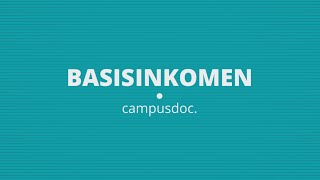 CampusDoc  Basisinkomen [upl. by Iana]