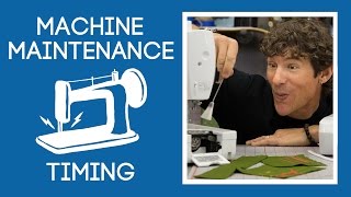 Sewing Machine Maintenance Timing [upl. by Hsetih695]