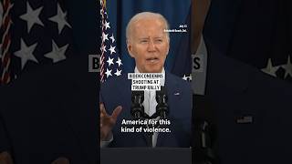 Biden condemns shooting at Trump rally [upl. by Antonio]