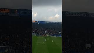 Bradford fans at Prenton park [upl. by Nylirahs]