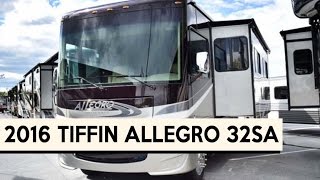 2016 Tiffin Allegro 32SA  Class A Gas Motorhome [upl. by Amil]