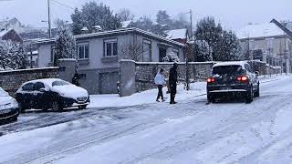 Matinée sous la neige à Rouen [upl. by Lazaro]