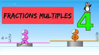 Fraction Multiples  4th Grade ST Math With JiJi The Penguin [upl. by Goodden]