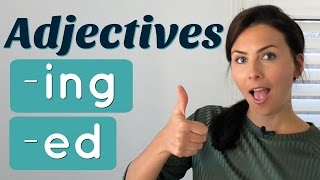 Common Mistakes with English ADJECTIVES 👉🏼 ed and ing endings [upl. by Ainerol]