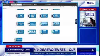 CURSO GRATUITO FORMULARIO 110 PARA DEPENDIENTES [upl. by Adnuahsor]