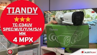 TCC34UV SPECWEYMS4MM Test kamera 4 MPX DzieńNoc Timelaps Tiandy [upl. by Sucrad]