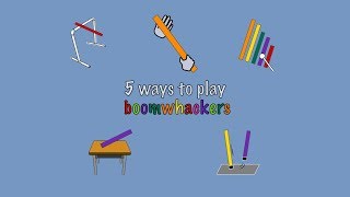 Five ways to play boomwhackers [upl. by Dwight]