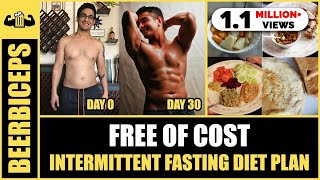 FREE Intermittent Fasting DIET PLAN for Fat Loss OR Muscle Gain  BeerBiceps IF Diet [upl. by Nifled]