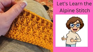 Technique Tuesday A to Z Alpine Stitch [upl. by Sert]