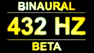 PURE 432HZ BINAURAL BEATS 🔊  8D  BETA [upl. by Adolph745]