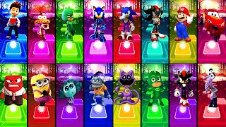 🔴 Inside Out 2 vs Paw Patrol vs PJ Masks vs Sonic  Tiles Hop LIVE [upl. by Stan]