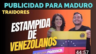 PATRICIA POLEO  LANZA PROPAGANDA PARA USURPADOR MADURO [upl. by Nussbaum48]