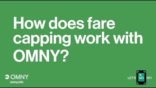 How Does Fare Capping Work With OMNY [upl. by Dionne]