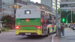 Here is the Vitrasa bus 6211 on the 5B in Vigo Monday 28 October 2024 [upl. by Miza156]