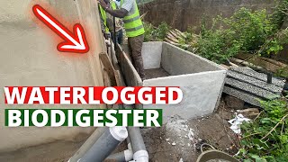 How To Construct a Biodigester In a Waterlogged Area  Three 3 Key Tips [upl. by Siegel]