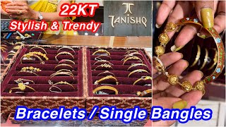 New Latest amp Trendy Gold Bracelet collections from Tanishq Gold Bracelets Braceletssingle Bangles [upl. by Neiht]