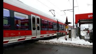 Bahnübergang Fasanenstrasse in Balgach [upl. by Relyk]