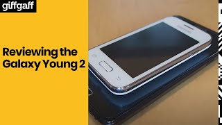 Samsung Galaxy Young 2 Review  giffgaff [upl. by Granoff]