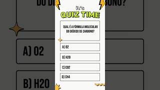 Qual é a fórmula molecular do dióxido de carbono [upl. by Avrit]