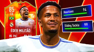 NUMBERS UP MILITAO REVIEW 85 ADIDAS NUMBERSUP EDER MILITAO PLAYER REVIEW FIFA 22 [upl. by Unity]