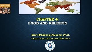 Chapter 4 Food and religion [upl. by Ahseiyk660]