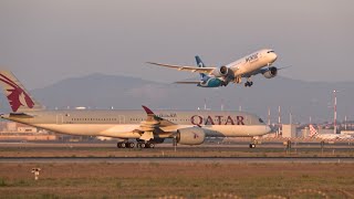 A Full day at Rome Fiumicino Airport FCO Italian Summer Planespotting in 4K [upl. by Suivat]