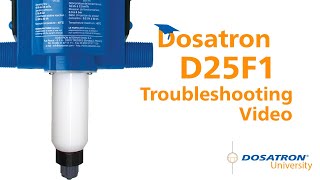 Dosatron D25F1 Troubleshooting Video [upl. by Kcirdneh152]