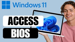 How To Access BIOS Settings From Windows 11 Any Computer [upl. by Yanat]