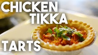 CHICKEN TIKKA Tarts  Party Appetizers  Karen Ahmed [upl. by Lester]