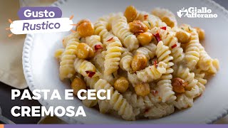 PASTA e CECI super cremosa – Così non l’avete mai mangiata Da provare subito ❤️🌱 [upl. by Alket]