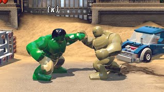 LEGO Marvel Super Heroes iron man Hulk spider man vs sandman 1 [upl. by Zetnauq]