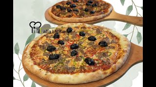 Pâte pizza au Thermomix à garderعجين البيتزا وجديه وتهنايpizzaبيتزاpâte cheflallalatifa [upl. by Barbee]