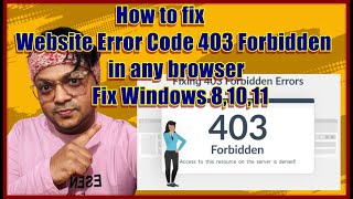 403 Forbidden Error Fix Windows 10  8  How to fix Website Error Code 403 Access Denied on Chrome [upl. by Ennaesor]