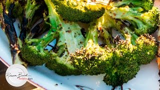 Grilled Broccoli Recipe  How To Grill Moist Perfectly Cooked Broccoli [upl. by Gneh480]