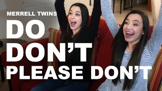 DO DONT PLEASE DONT  Merrell Twins [upl. by Arel317]