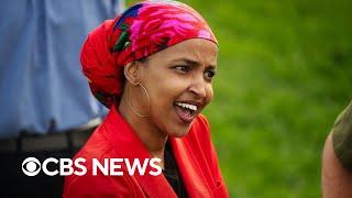 Rep Ilhan Omar projected to win Minnesota primary in victory for progressive quotSquadquot [upl. by Hemingway]