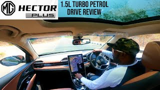 2024 MG Hector Plus Drive Review  15L Turbo Petrol [upl. by Hildegard868]