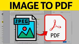 How to Convert Image to PDF File Tutorial  Photo To PDF [upl. by Davilman39]