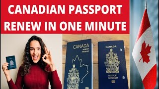 Renew Canadian Passport In One Minute  Video by TARIQ CANADA [upl. by Ikkin]