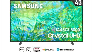 Samsung Crystal UHD LED 43inch review 108cm [upl. by Tull89]