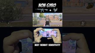 Reddot non gyro sensitivity  Best NON GYRO SENSITIVITY SETTINGS BGMI  PUBG 🔥 copy amp used ✅ [upl. by Wulfe549]