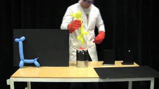 MIT Physics Demo  Balloons in Liquid Nitrogen [upl. by Teferi]