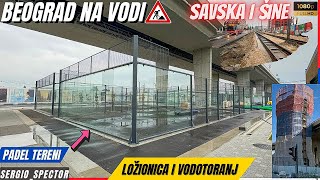 Beograd na vodi  Padel tereni Vodotoranj Ĺ INE u LoĹžionici i Savskoj Nota i Rima beograd bw [upl. by Elmajian228]