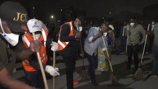 LANCEMENT DES TRAVAUX DASSAINISSEMENT DE LA VILLE DE KINSHASA [upl. by Sloan]